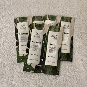 AG Hair Care Balance Boost Shampoo & Conditioner Sample Bundle.
